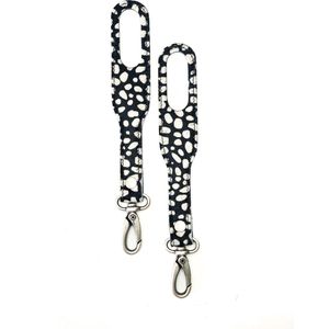 MOZZ Stroller Straps Wild Ones Dots Reverse