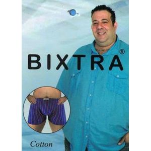 Bixtra Boxer 3-Pack: Grote Maten, 3 Kleuren met Streepjes - 7XL