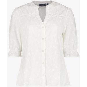 TwoDay dames blouse met driekwart mouwen wit - Maat S