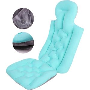 Luxe Bad Kussen - Blauw - Anti-Slip Spa Head Rest Kussen Back Support - Baden - Waterproof Baby Kussen - Bio Materiaal