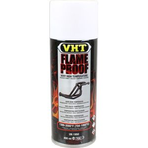 VHT Flameproof Primer - Wit - 400ml - Hittebestendig tot 1100°C - Voor Motoren en Turbo's