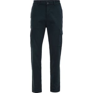 WE Fashion Heren tapered fit cargobroek met comfortstretch