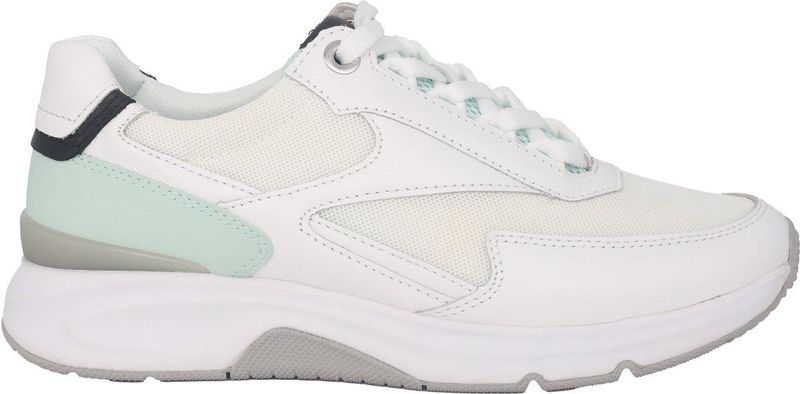 Gabor rollingsoft sensitive 26.895.53 - dames rollende wandelsneaker - wit - maat 39 (EU) 6 (UK)