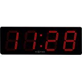 Wandklok NeXtime 51.5 x 18 x 4.5 cm, plastic, 'Big D' NE-3059