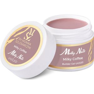 Molly Nails – Buildergel - 15g – Milky Coffee - Hema/DiHema/TPO Free -gelnagels - gel - nagels - manicure - nagelverzorging - nagelstyliste - buildergel - uv / led - nagelstylist- Caramdia