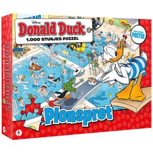 Puzzel Donald Duck plonspret 1.000 st. - puzzel voor kinderen - Donald Duck - cadeau voor kinderen - puzzels