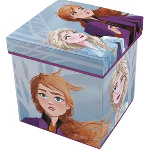 Disney Frozen 2 Opbergbox 22 Liter Polyester/katoen Blauw