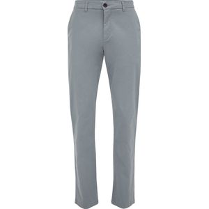 WE Fashion Heren slim fit chino met stretch