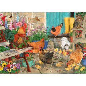 The House of Puzzles - Legpuzzel - 1000 stukjes - Hen Pecked