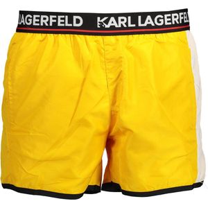 Karl Lagerfeld Beachwear Zwembroek Geel S Heren