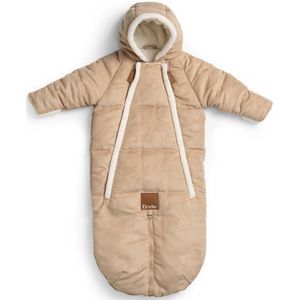 Elodie Baby Overall - Skipak Baby - Baby Voetenzak - Voetenzak autostoel - Alcantara - 6/12 maanden