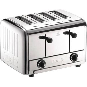 2 X 2 Combi Toaster - 4 Sleuven - RVS - 42174 - Dualit L139 - Horeca & Professioneel