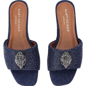 Kurt Geiger Dames Slipper Blauw 8496181669/225 Kensington Flat