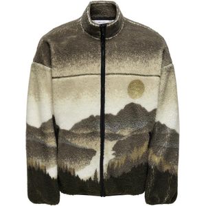 ONSBLAZE AOP FULL ZIP HIGH NECK