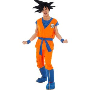 CHAKS - Goku Saiyan Dragon Ball Z kostuum voor volwassenen - Medium