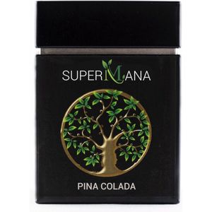 SuperMana bioloigsche thee - Pina Colada met o.a. Ananas, groene thee, appel, kokosnoot en meer - losse thee