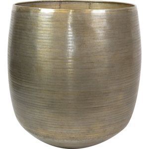 Ter Steege Bloempot Aluminium Goud D 60 cm H 62 cm