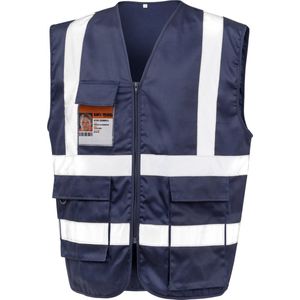 Gilet Unisex XL Result V-hals Mouwloos Navy 20% Katoen, 80% Polyester