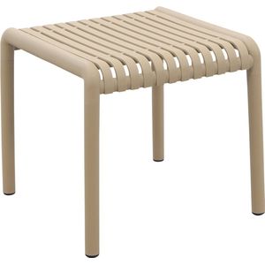 Stripe bijzettafel 45x45 - Taupe