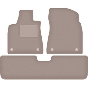 Beige velours vloermatten voor: Lexus RX IV 0 (2015-2022)