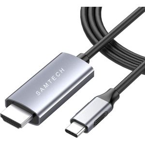 Samtech USB C naar HDMI kabel 1.8m - 4K ultra HD - @60hz - Spacegrey