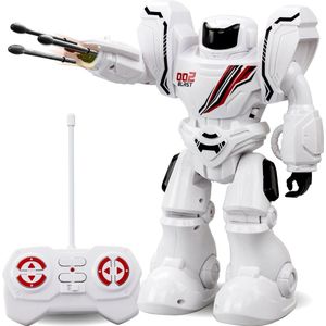 Robot Robo Blast One wit - RC Robot met schietende vuist