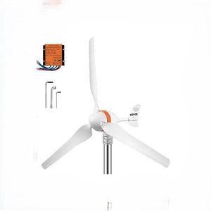 Wind Turbine - Windmolen Bouwpakket - Windgenerator - Windmolen Generator - Wind Energie 400W - 3 Blades - Wit