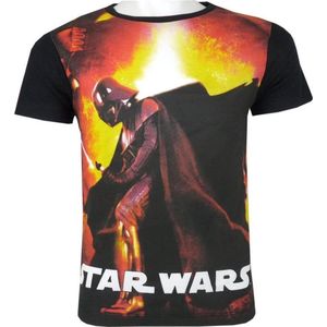 Star Wars shirt maat 104 zwart