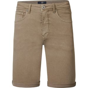 Petrol Industries - Heren Jackson Gekleurde Denim Short Sungreet - Bruin - Maat XXXL