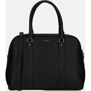 Flora & Co shopper met laptopvak black