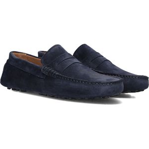 Stefano Lauran S3268 Loafers - Suède Instapper - Heren - Donkerblauw - Maat 45