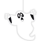 Halloween thema hangende spook/geest decoratie 20 cm brandvertragend papier