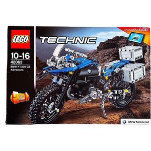 LEGO - 42063 - BMW R 1200 GS Adventure - Blauw-Zwart - Technic Model
