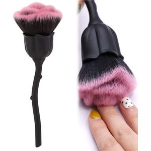 Soft Nail Powder Brushes Dust Cleaner Brush for Makeup or Nail Arts - Art Cleaning Brushes_Nail Tools .