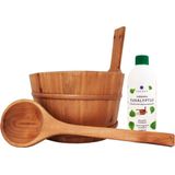 Emendo - Sauna emmer, met lepel en 500 ML eucalyptus