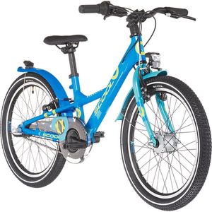 S’COOL Xxlite 20″ - jongensfiets 6-8 jaar - kinderfiets blauw