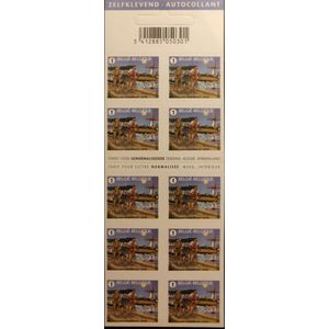 Bpost - Vakantie - 10 postzegels tarief 1 - Verzending België - Fietstocht