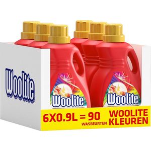 Woolite Kleuren Wasmiddel voor Gekleurde Was met Keratine - 90 Wasbeurten - 5,4 L