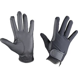 Horka Handschoen Flexi Black - S | Paardrij handschoenen