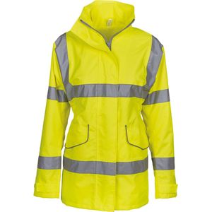 Yoko Hi-Vis ladies' executive jacket YHVP189 - Hi Vis Yellow - XXL