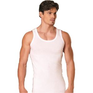 Heren onderhemd  Bonanza-  5 pak- wit- Maat XXXL