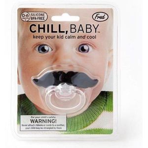 Fred & Friends Chill Baby Snorspeen fopspeen - Mustachifier