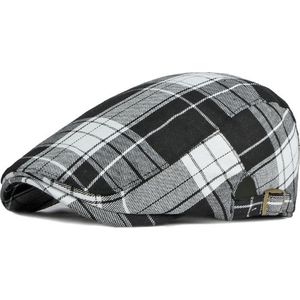 Flat cap Lumberjack Zwart - Duckbill - Houthakker - Verstelbaar