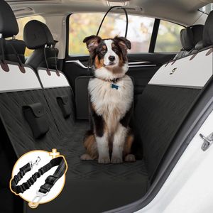 Hondendeken voor de achterbank \ autodeken voor honden,, waterdicht, antislip, veiligheidsgordel, voor auto