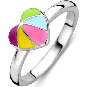 Gerhodineerd Zilver Ring Hart 1337764