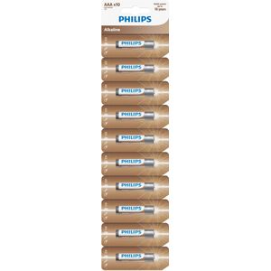 Philips Alkaline Batterij AAA LR03 10-Pack