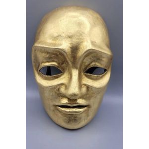 Eyes Wide Shut masker ""De Priester"" , masker in bladgoud. Het originele masker uit de film. Venetiaans masker in goud.