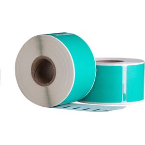 Dymo - 99012 - Groen compatible labels - 89 mm x 36 mm - 260 etiketten - Permanent