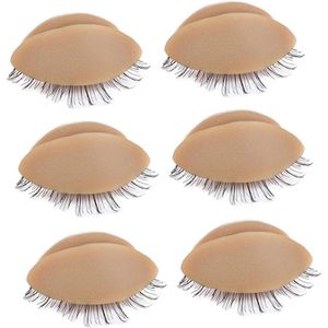 Mannequinhoofd oogleden 3 paar met wimpers voor wimperverlenging plug-trainingspraktijk