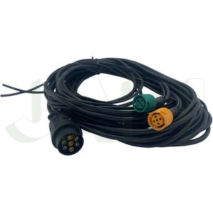 Kabelboom als Aspock 7 polig 5 polige connector - aftakingen